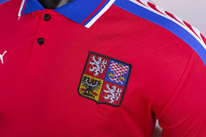 Nedved #4 Retro Czech Republic Home Jersey 1996/98