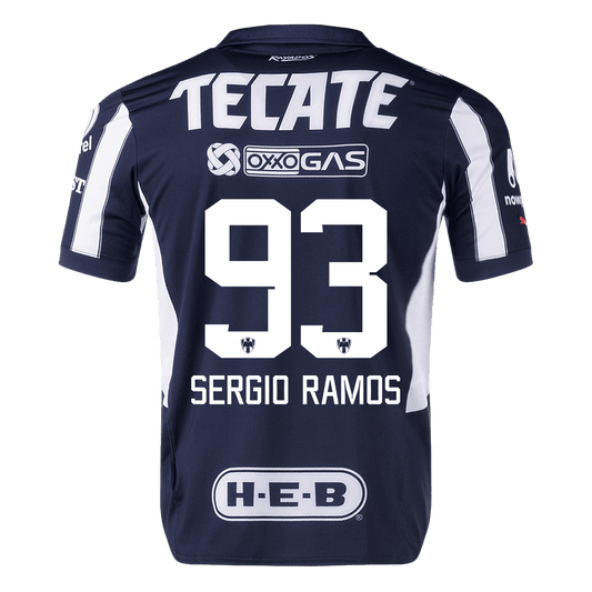 SERGIO RAMOS #93 Monterrey Home Jersey Player Version