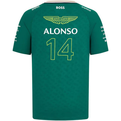 Aston Martin Aramco Cognizant F1 Racing Team Fernando Alonso Driver T-Shirt