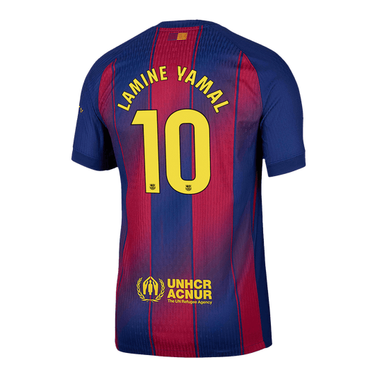 LAMINE YAMAL #10 Barcelona Home Match Jersey Player Version 2025/26