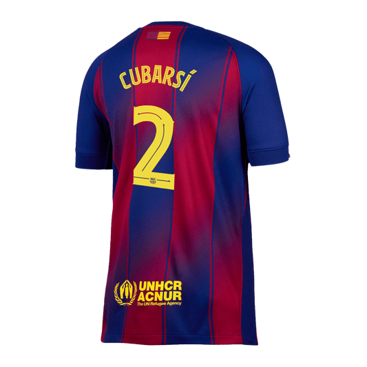 CUBARSÍ #2 Barcelona Home Jersey 2025/26 - UCL