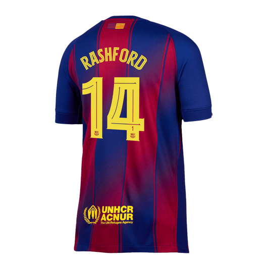 RASHFORD #14 Barcelona Home Jersey 2025/26 - UCL