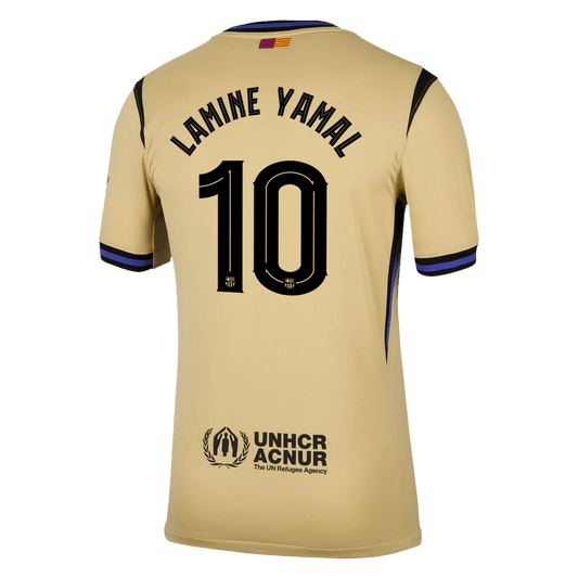 LAMINE YAMAL #10 Barcelona Away Jersey 2025/26 - UCL