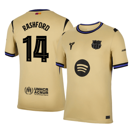 RASHFORD #14 Barcelona Away Jersey 2025/26 - UCL