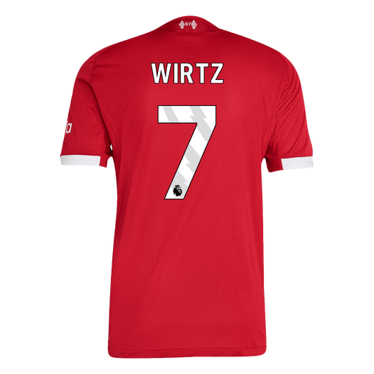 WIRTZ #7 Liverpool Home Match Jersey Player Version 2025/26