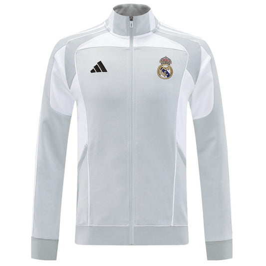 Real Madrid Anthem Jacket 07 Gray 2025/26