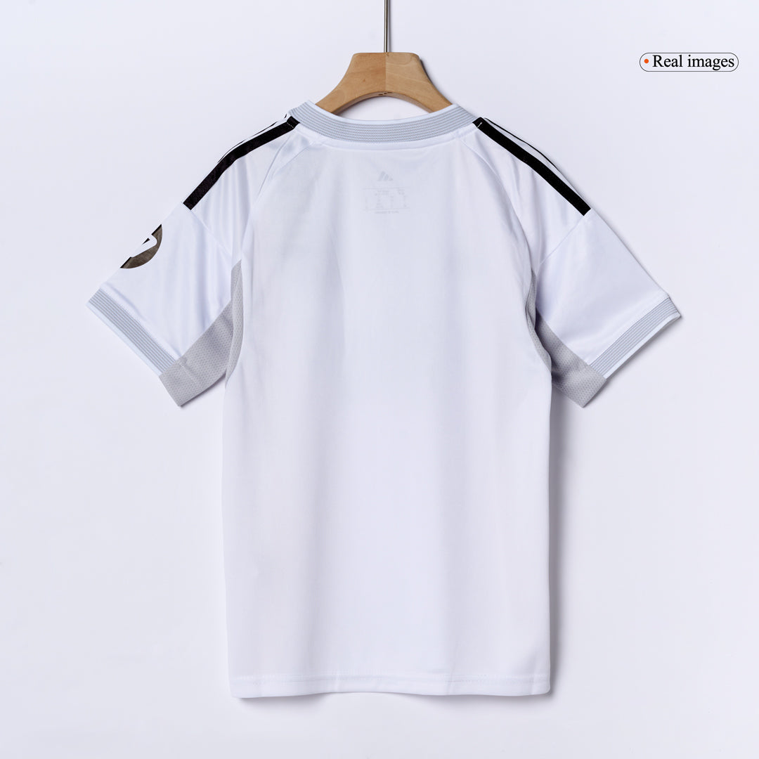 Kids Real Madrid Home Jersey Full Kit 2025/26