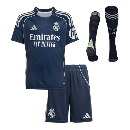 Kids Real Madrid Away Jersey Kit 2025/26 - [Super Replica]