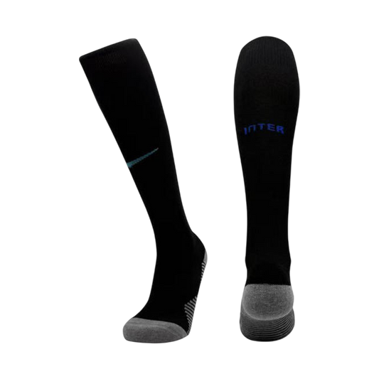 Kids Inter Milan Home Soccer Socks - Black 2025/26