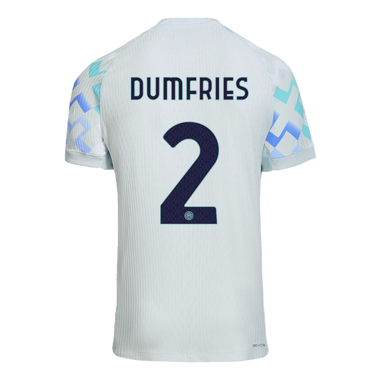 DUMFRIES #2 Inter Milan Away Match Jersey Player Version 2025/26