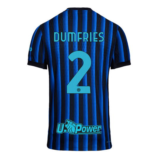DUMFRIES #2 Inter Milan Home Match Jersey Player Version 2025/26