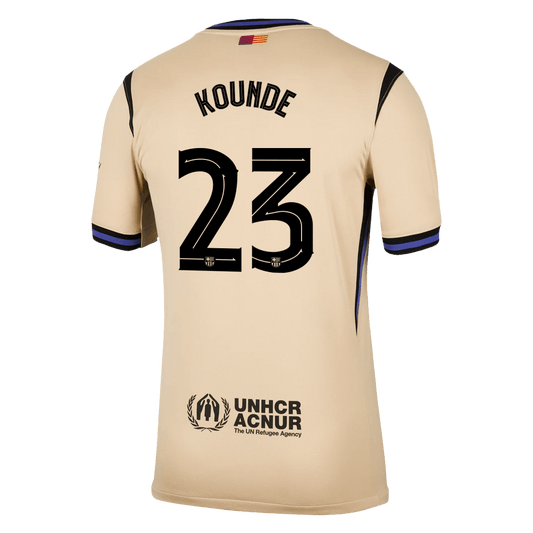 KOUNDE #23 Barcelona Away Jersey 2025/26 - UCL
