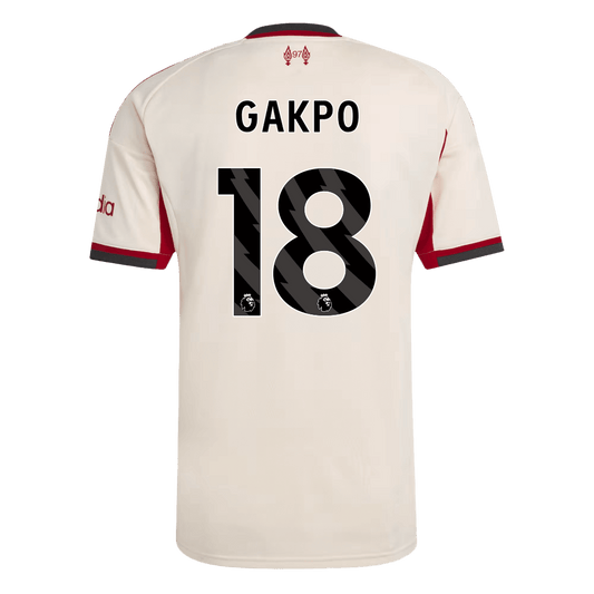 GAKPO #18 Liverpool Away Jersey 2025/26