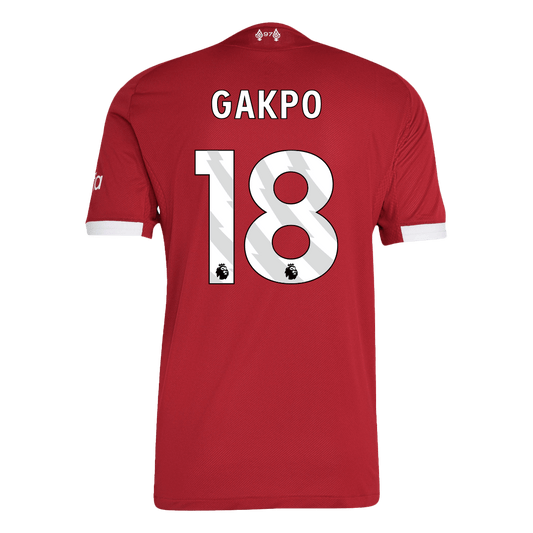 GAKPO #18 Liverpool Home Match Jersey Player Version 2025/26