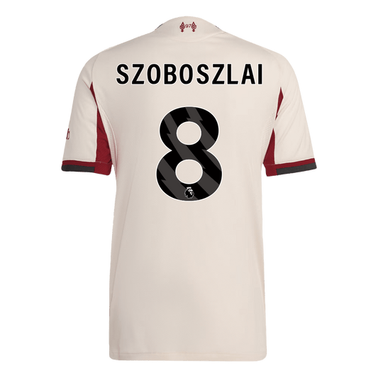 SZOBOSZLAI #8 Liverpool Away Match Jersey Player Version 2025/26
