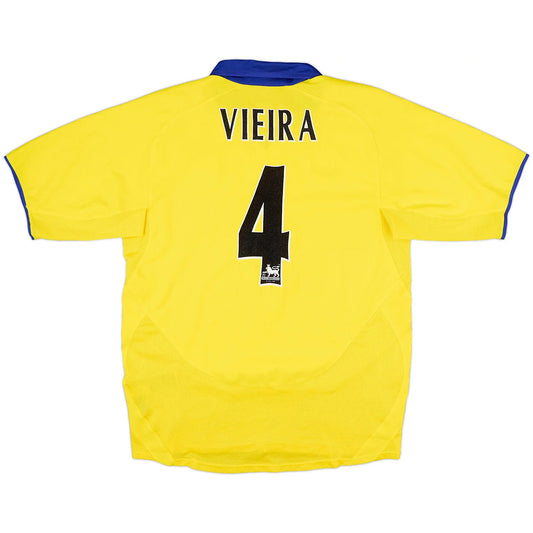 Vieira #4 Retro Arsenal Away Jersey 2003/04