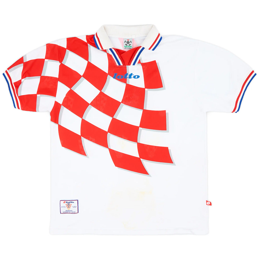 Šuker #9 Retro Croatia Home Jersey World Cup 1998
