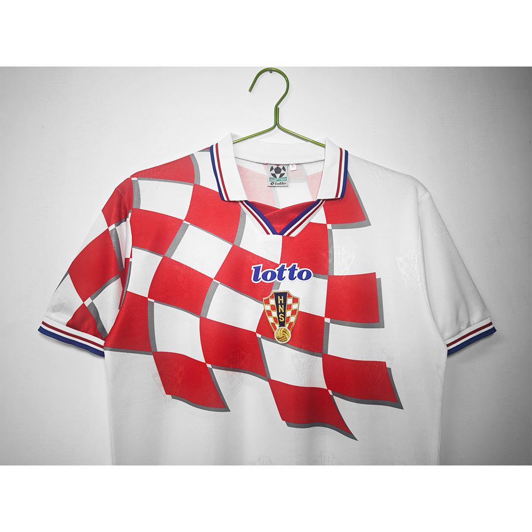 Boban #10 Retro Croatia Home Jersey World Cup 1998