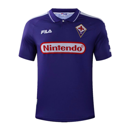 Rui Costa #10 Retro Fiorentina Home Jersey 1998/99