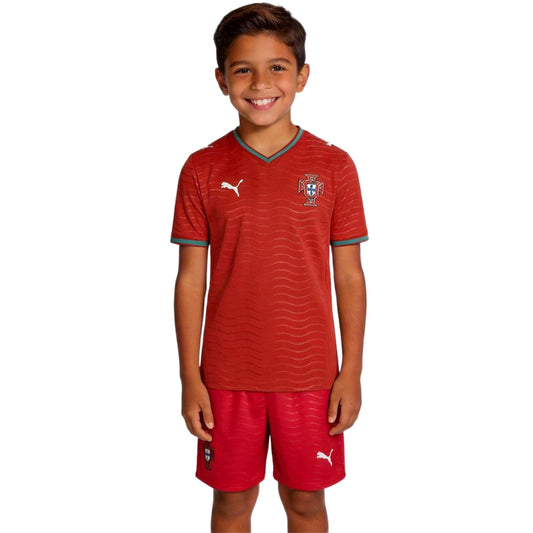 Kids Portugal Home Jersey Kit World Cup 2026