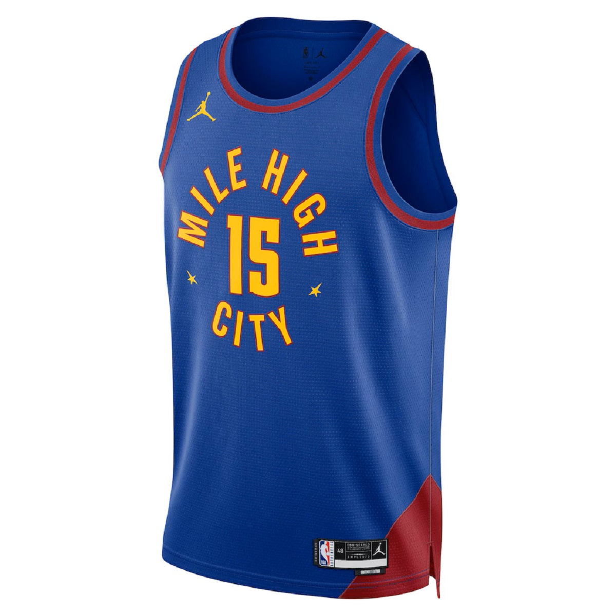 Unisex Denver Nuggets Nikola Jokić #15 Blue Swingman Jersey - Statement Edition