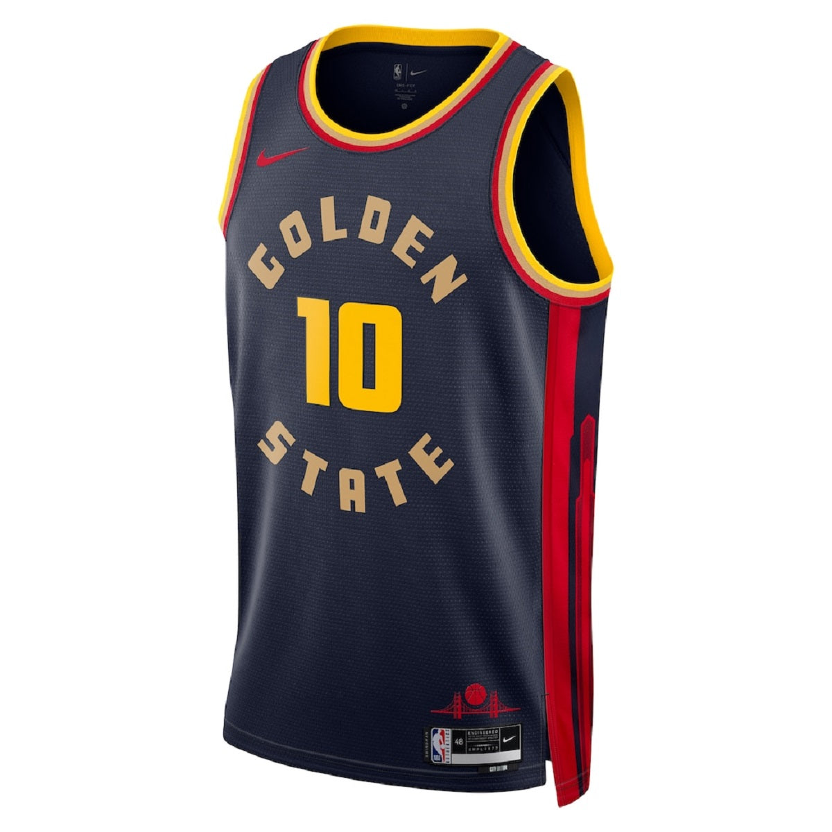 Unisex Golden State Warriors Jimmy Butler #10 Navy Swingman Jersey - City Edition