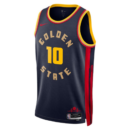 Unisex Golden State Warriors Jimmy Butler #10 Navy Swingman Jersey - City Edition