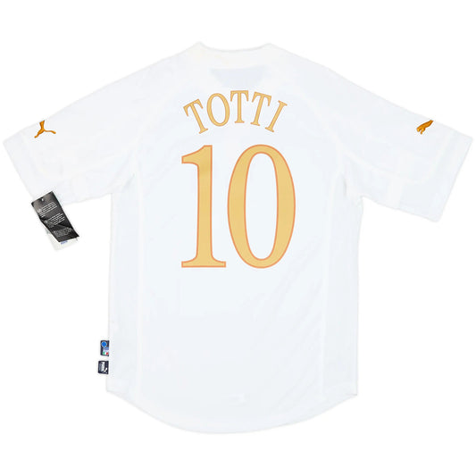TOTTI #10 Retro Italy Away Jersey Euro Cup 2004