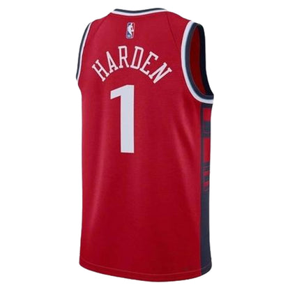 Unisex Los Angeles Clippers James Harden #1 Red Swingman Jersey - Statement Edition