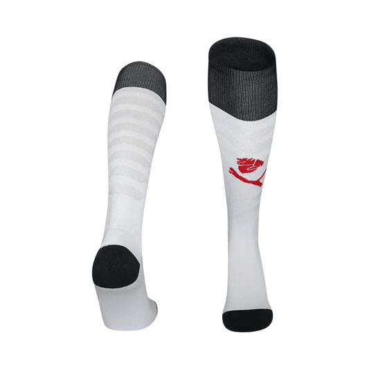 AC Milan Away Soccer Socks - White 2025/26