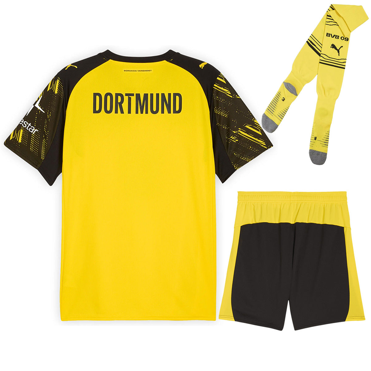 Borussia Dortmund Home Jersey Full Kit 2025/26