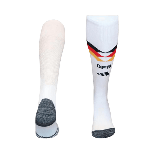 Kids Germany Home Soccer Socks - White 2026