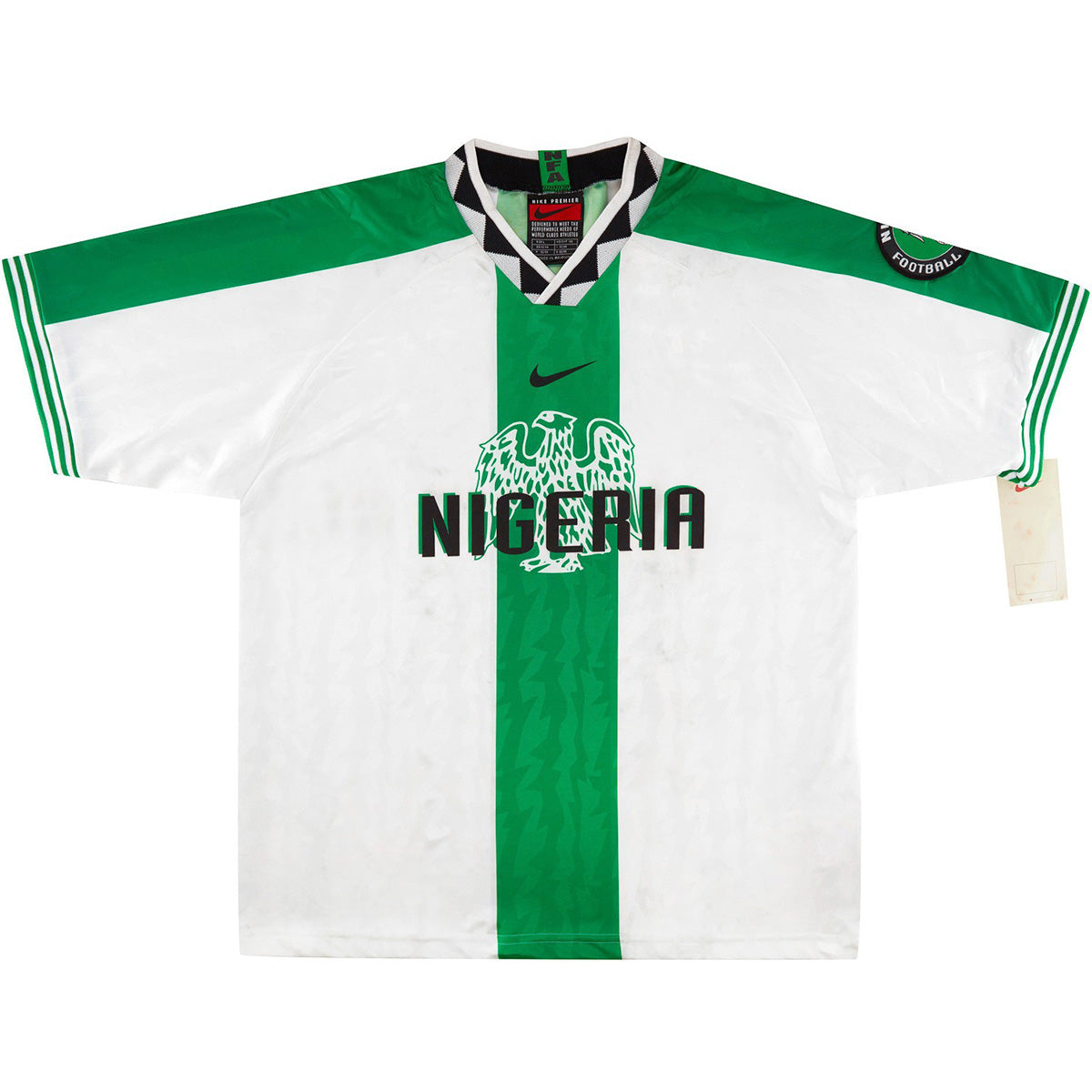Okocha #10 Retro Nigeria Away Jersey 1996