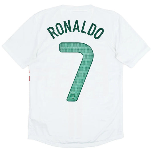 Ronaldo #7 Retro Portugal Away Jersey 2012