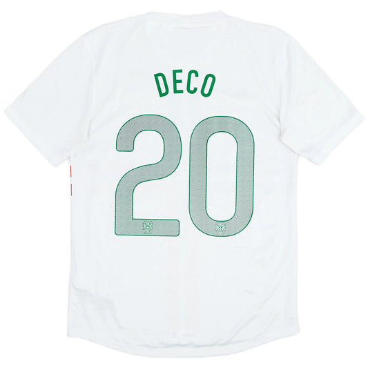 Deco #20 Retro Portugal Away Jersey 2012