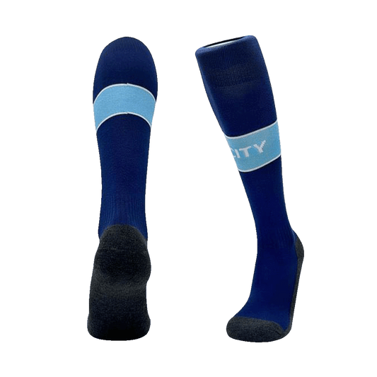 Manchester City Home Soccer Socks
