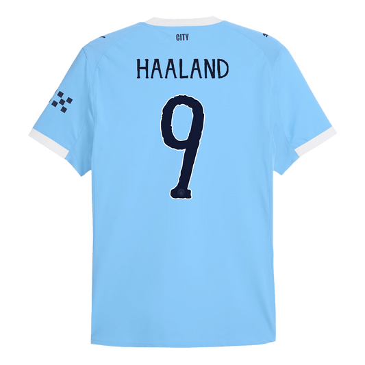 HAALAND #9 Manchester City Home Match Jersey Player Version 2025/26 - Club World Cup