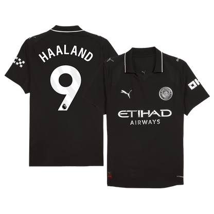 HAALAND #9 Manchester City Away Match Jersey Player Verison 2025/26