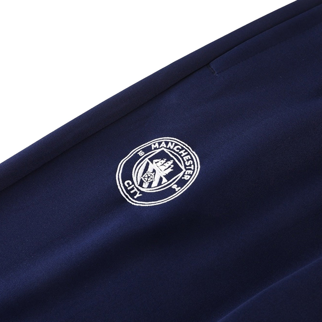 Manchester City Training Tracksuit Kit(Jacket+Pants) Navy 2025/26
