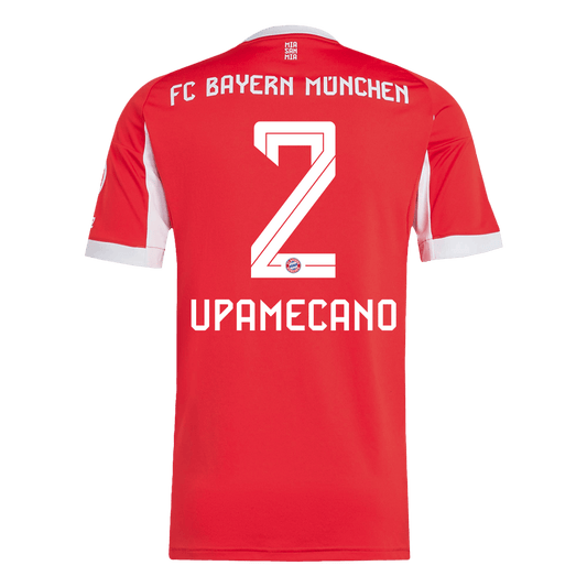 UPAMECANO #2 Bayern Munich Home Jersey 2025/26 - [Super Replica]