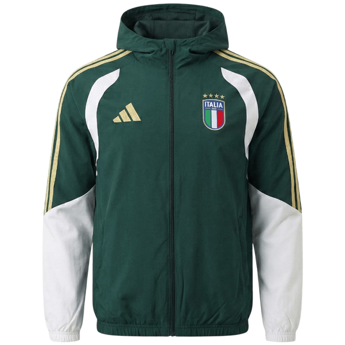 Italy Windbreaker Hoodie Kit(Top+Pants) Green 2026