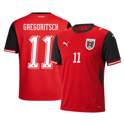 GREGORITSCH #11 Austria Home Jersey World Cup 2026