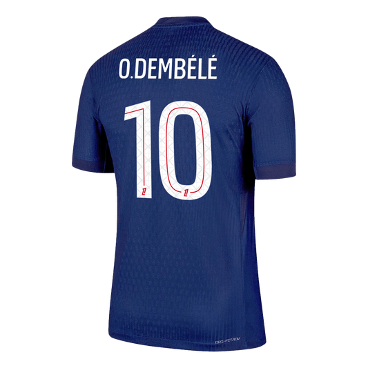 O.DEMBÉLÉ #10 PSG Home Match Jersey Player Version 2025/26