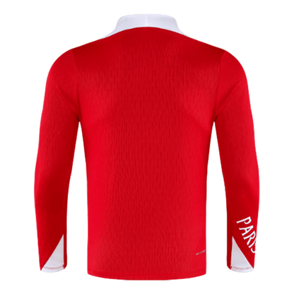PSG Zipper Sweatshirt Kit(Top+Pants) Red 2025/26