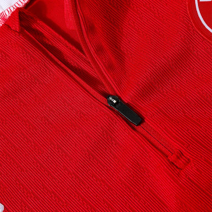 PSG Zipper Sweatshirt Kit(Top+Pants) Red 2025/26