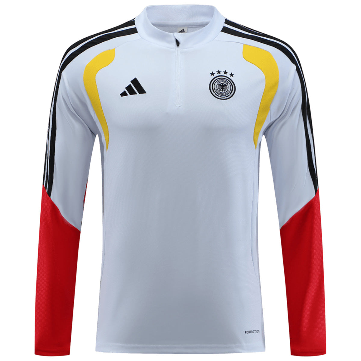 Germany Zipper Sweatshirt Kit(Top+Pants) White 2026