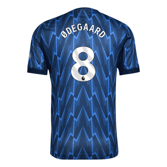 ØDEGAARD #8 Arsenal Away Match Jersey Player Version 2025/26