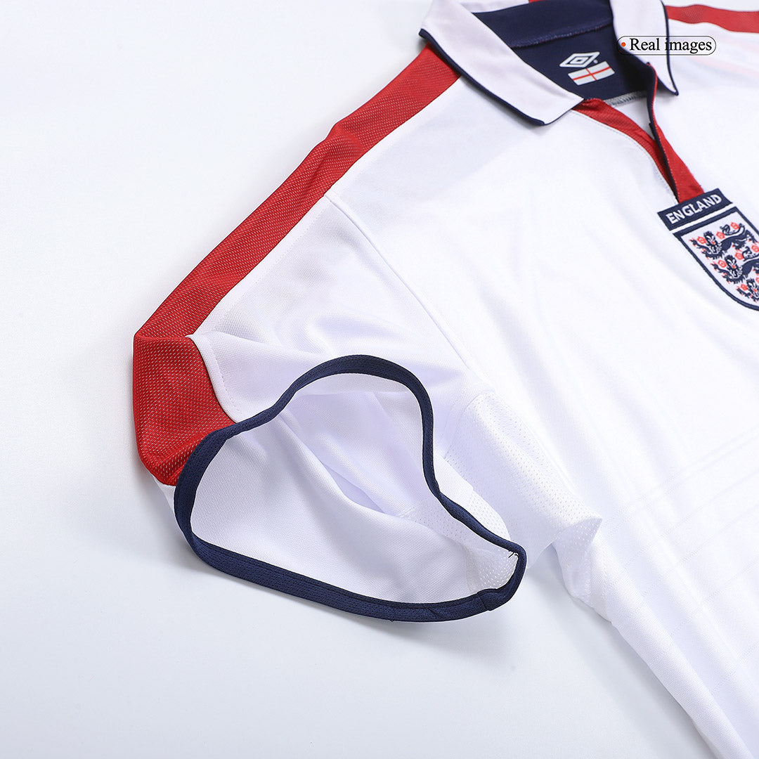 Beckham #7 Retro England Home Jersey Euro Cup 2004