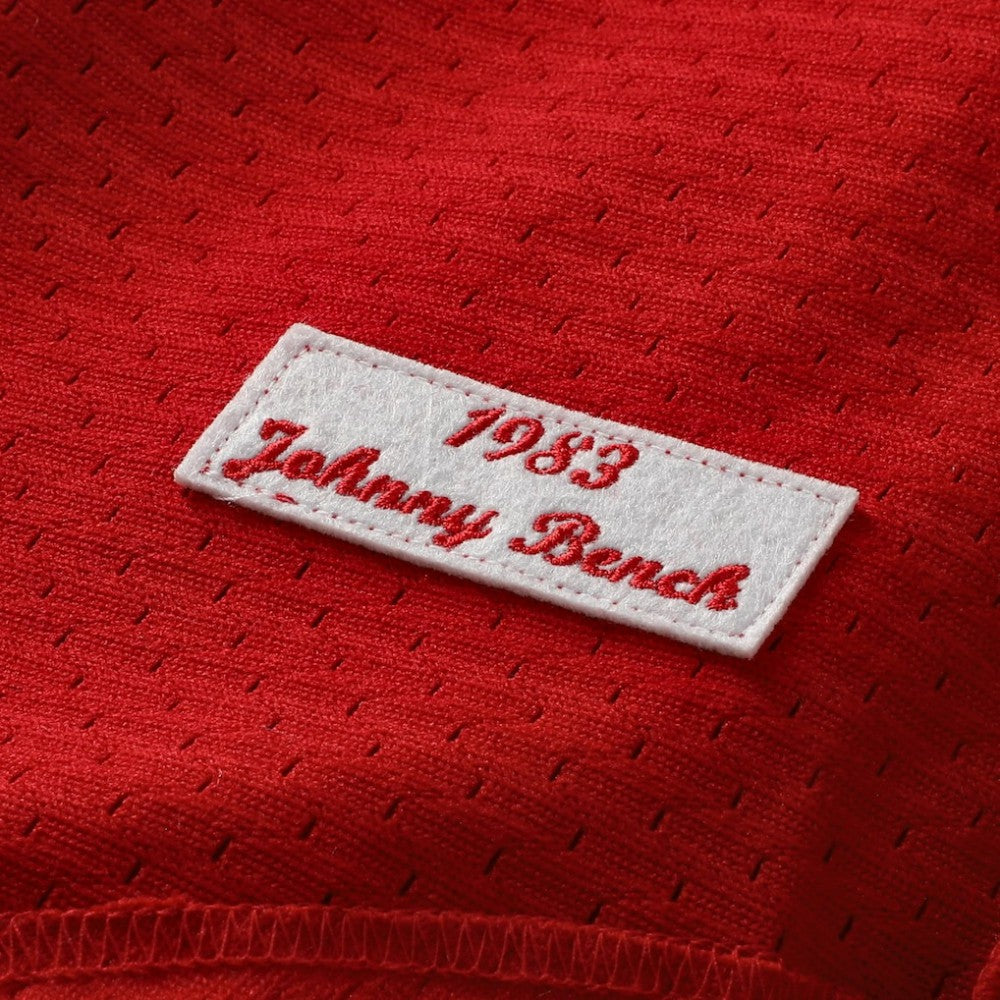 Johnny Bench Cincinnati Reds Mitchell & Ness Authentic Batting Practice Jersey - MLB Jerseys