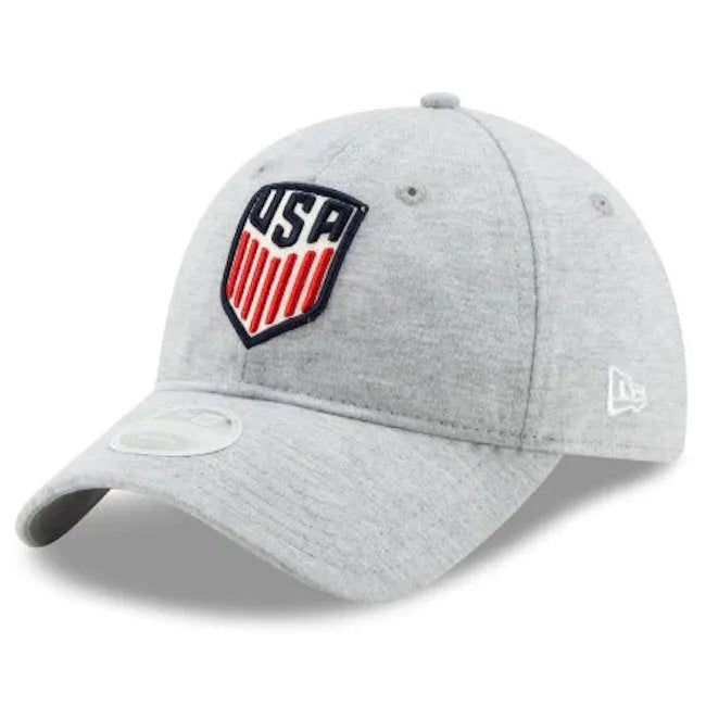 USA New Era  Womens Sporty Shine Adjustable Hat - Grey